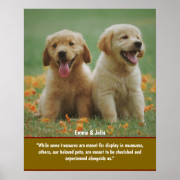 Poster Cadeau Amoureux des chiens unique, imprimés pour l