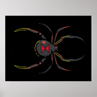 Poster Cadeau Black Widow Spider | Amateurs d'araignée
