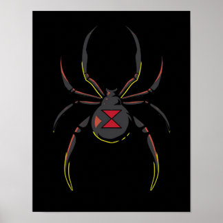 Poster Cadeau Black Widow Spider | Amateurs d'araignée