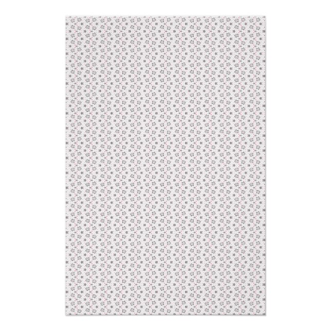 Poster Cadeau Chat | Motif de Chat Mignon Fond Sans Coutu (Devant)