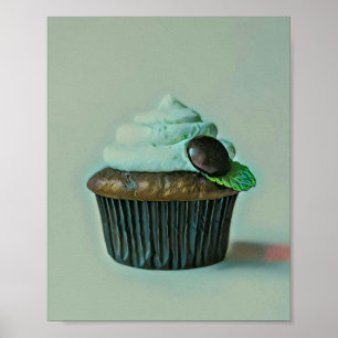 Poster Cadeau d'anniversaire de crème glacée