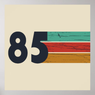 Poster Cadeau d'anniversaire de naissance en 1985