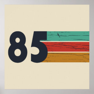 Poster Cadeau d'anniversaire de naissance vintage 1985