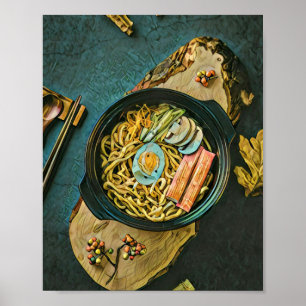 Poster cadeau d'anniversaire Ramen
