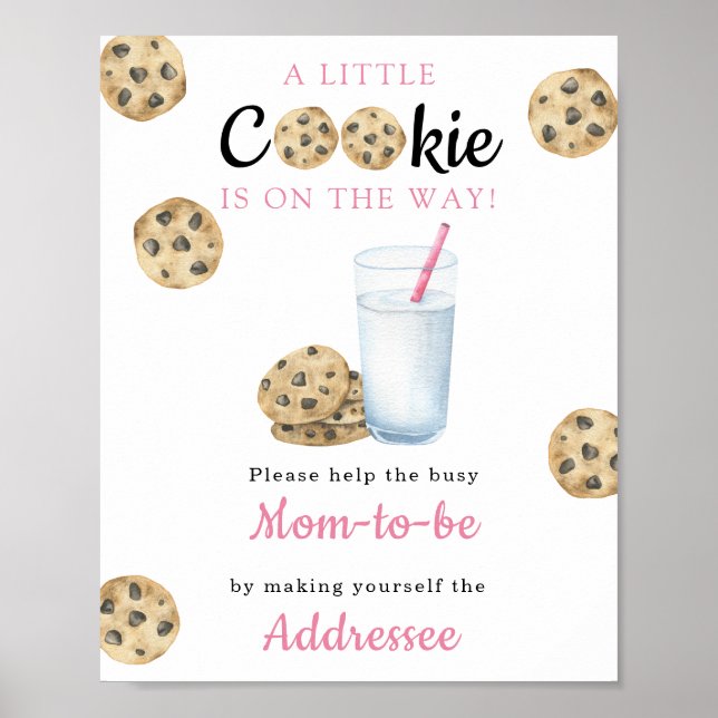 Poster Cadeau de bébé pour maman future maman (Devant)