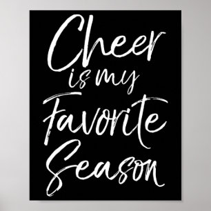 Poster Cadeau de Cheerleading Cheerleader Le Cheer Est Mo