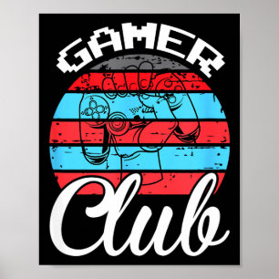 Poster Cadeau de citations de jeu amusantes du club de jo