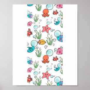 Poster Cadeau de créature marine, créature marine