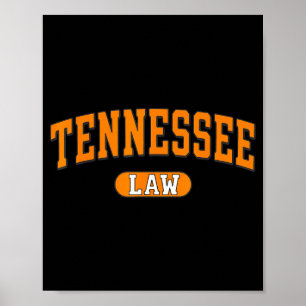Poster Cadeau de diplômé du barreau du Tennessee avocat d