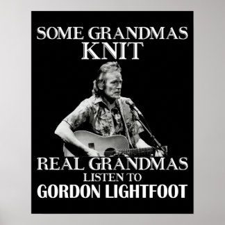 Poster Cadeau de jour pour de vrais grand-mères Écouter G