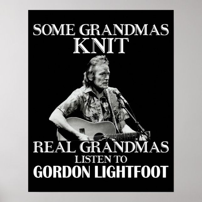 Poster Cadeau de jour pour de vrais grand-mères Écouter G (Devant)