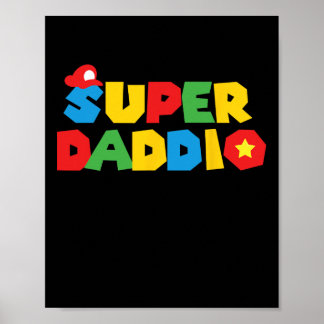 Poster Cadeau de la fête des pères pour papa cadeau de fi