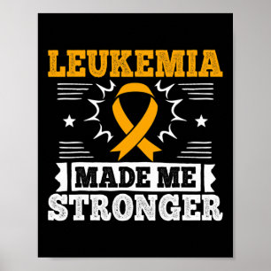 Poster Cadeau de leucémie aiguë pour les patients atteint