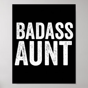 Poster Cadeau de mauvaise tante idée drôle de nouvelle ta