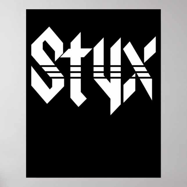Poster Cadeau De Musique Du Groupe Styx Hommage Design (Devant)