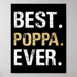 Poster Cadeau de Papy de petite-fille Petit-fils Meilleur