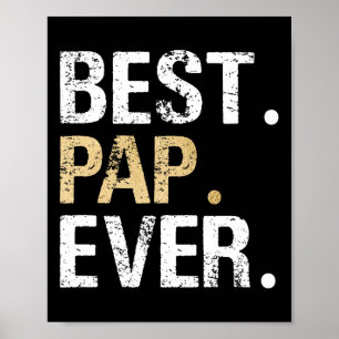 Poster Cadeau de petite-fille petit-fils meilleur papy