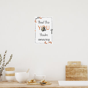 Poster Cadeau de rappel d'amour de soi pour quelqu'un de