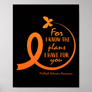 Poster Cadeau de sensibilisation à la sclérose en plaques