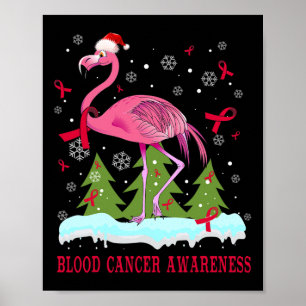 Poster Cadeau de sensibilisation au cancer du sang de fla