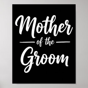 Poster Cadeau drôle de maman pour le mariage de la mère d