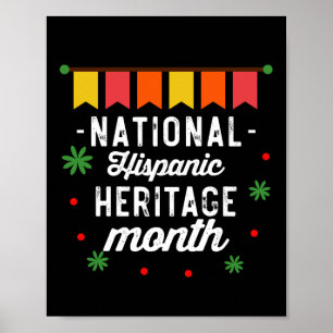 Poster Cadeau drôle du Mois du patrimoine hispanique nati