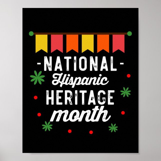 Poster Cadeau drôle pour le mois du patrimoine hispanique (Devant)