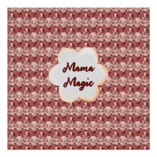 Poster Cadeau floral personnalisé et sur mesure pour la f