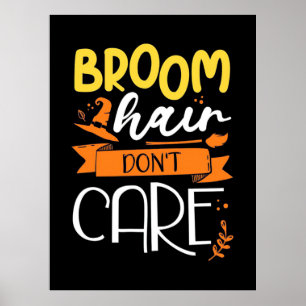 Poster Cadeau Halloween   Les Cheveux De Chambre Ne S'En 
