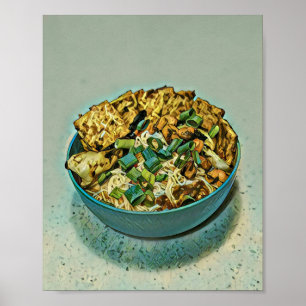 Poster Cadeau Japonais Amateurs de nourriture