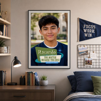 Poster Cadeau photo personnalisé Vous comptez