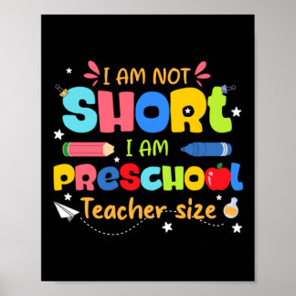 Poster Cadeau pour enseignante de maternelle de taille no