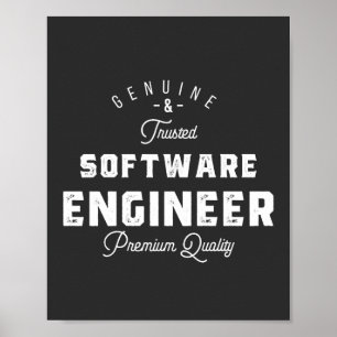 Poster Cadeau pour ingénieur logiciel