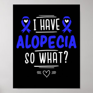 Poster Cadeau pour la calvitie ponctuelle Patients Perte 