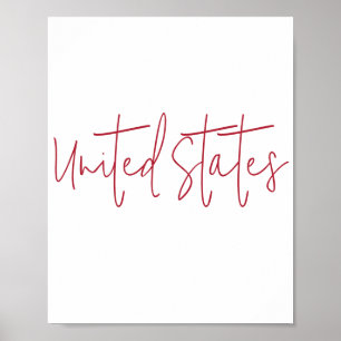 Poster Cadeau Souvenir des États-Unis d'Amérique