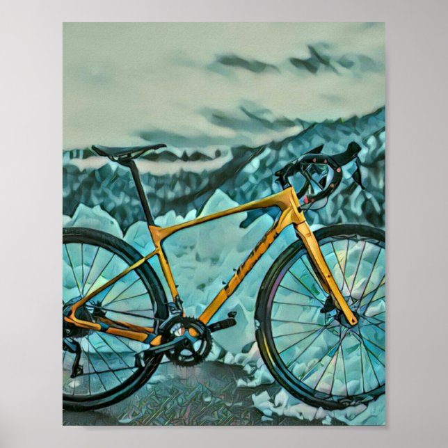 Poster Cadeau Vélo Lover (Devant)