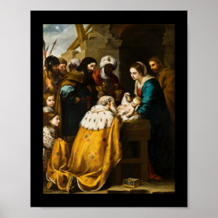Poster Cadeaux actuels de Jésus de Magi