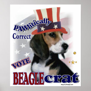 Poster Cadeaux beagles