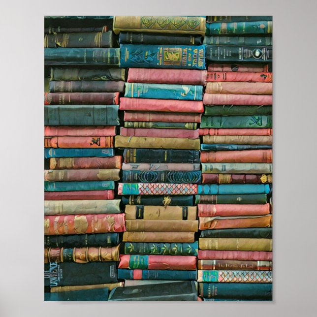 Poster Cadeaux bibliothécaires pour elle (Devant)