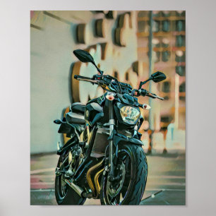 Poster Cadeaux cool pour motocyclistes