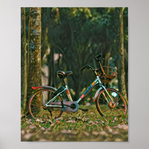 Poster Cadeaux cyclables vintages