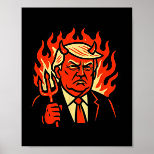 Poster Cadeaux d'Antichrist Trump