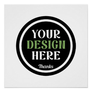 Poster Cadeaux d'appréciation d'employé de société à logo