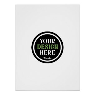 Poster Cadeaux d'appréciation d'employé de société à logo