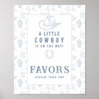 Cadeaux de baby shower cow-boy