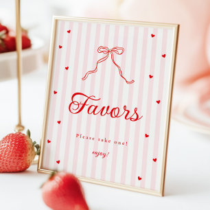 Poster Cadeaux de Baby Shower pour Chérubin Panneau de Si
