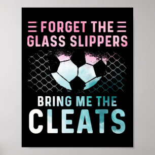 Poster Cadeaux de chaussures de football pour filles Mama