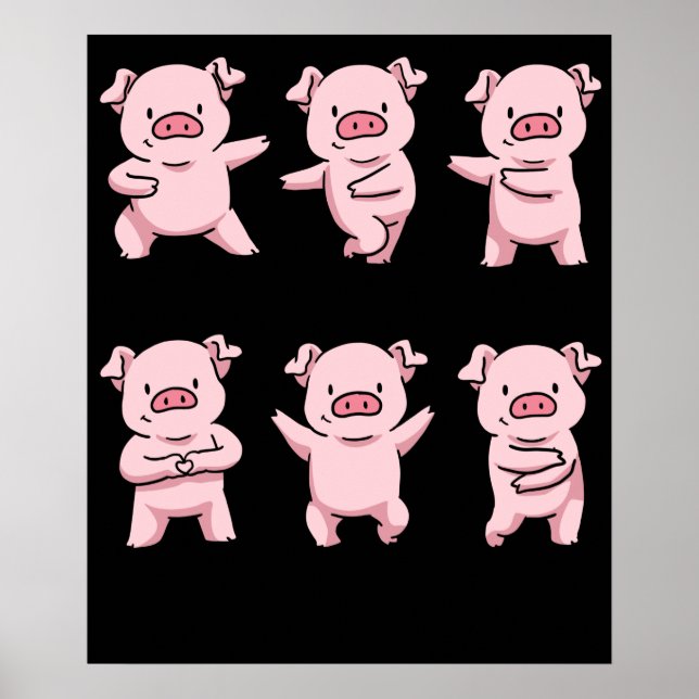 Poster Cadeaux De Cochon Pour Les Amateurs De Cochon Femm (Devant)