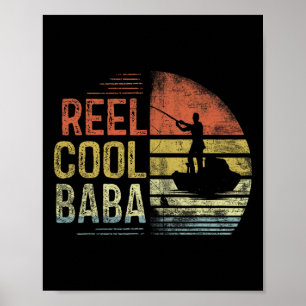 Poster Cadeaux de pêche de Baba vraiment cool Baba Annive