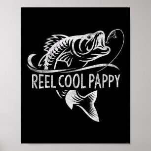 Poster Cadeaux de pêche de Pappy vraiment cool pour la fê